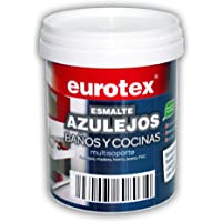 Pintura mate para azulejos de baños y cocinas multisoporte Eurotex - 750 ml - (Beige mate)